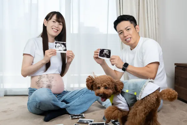 福岡・小倉北区の出張マタニティ撮影｜ご自宅で残すやさしい家族写真